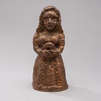 ALPO JAAKOLA, pronssiveistos, signeerattu ja päivätty -81.