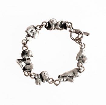 203. Bertel Gardberg, ARMSMYCKE, sterling silver, signerad Bertel Gardberg 1974.