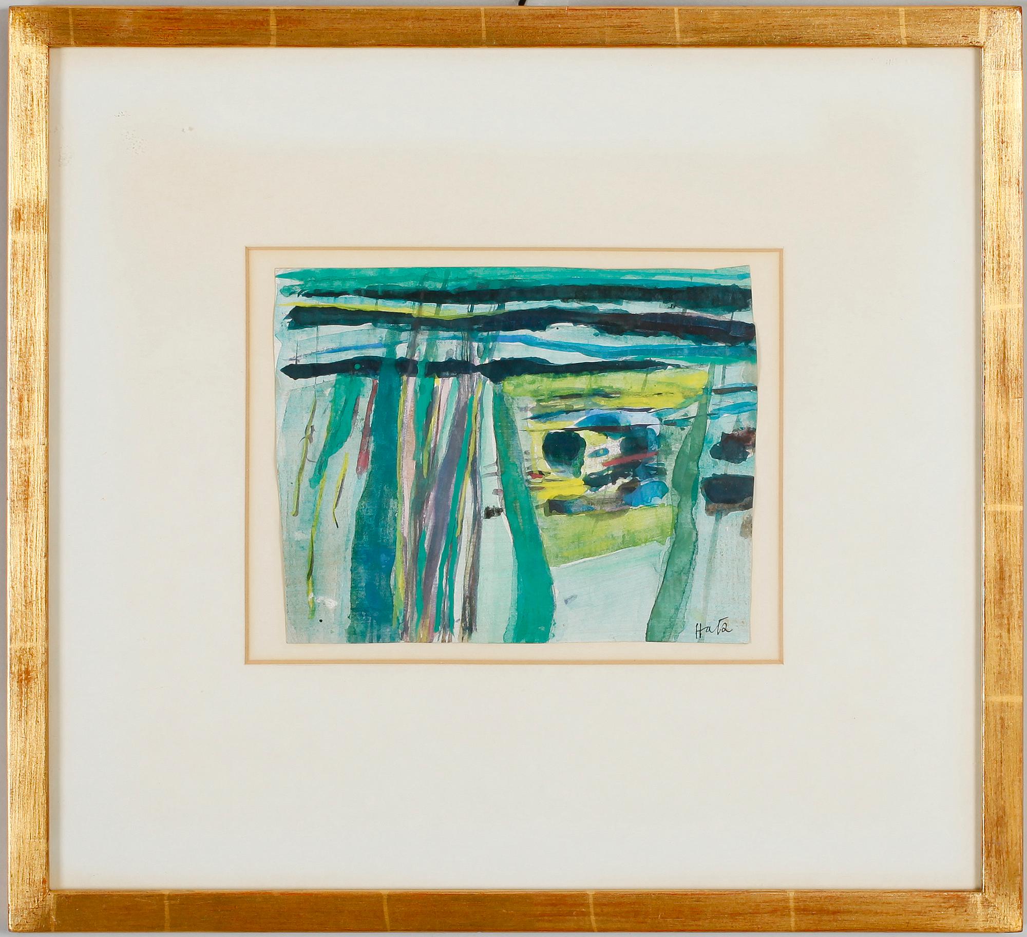 FELIX HATZ, akvarell, signerad.