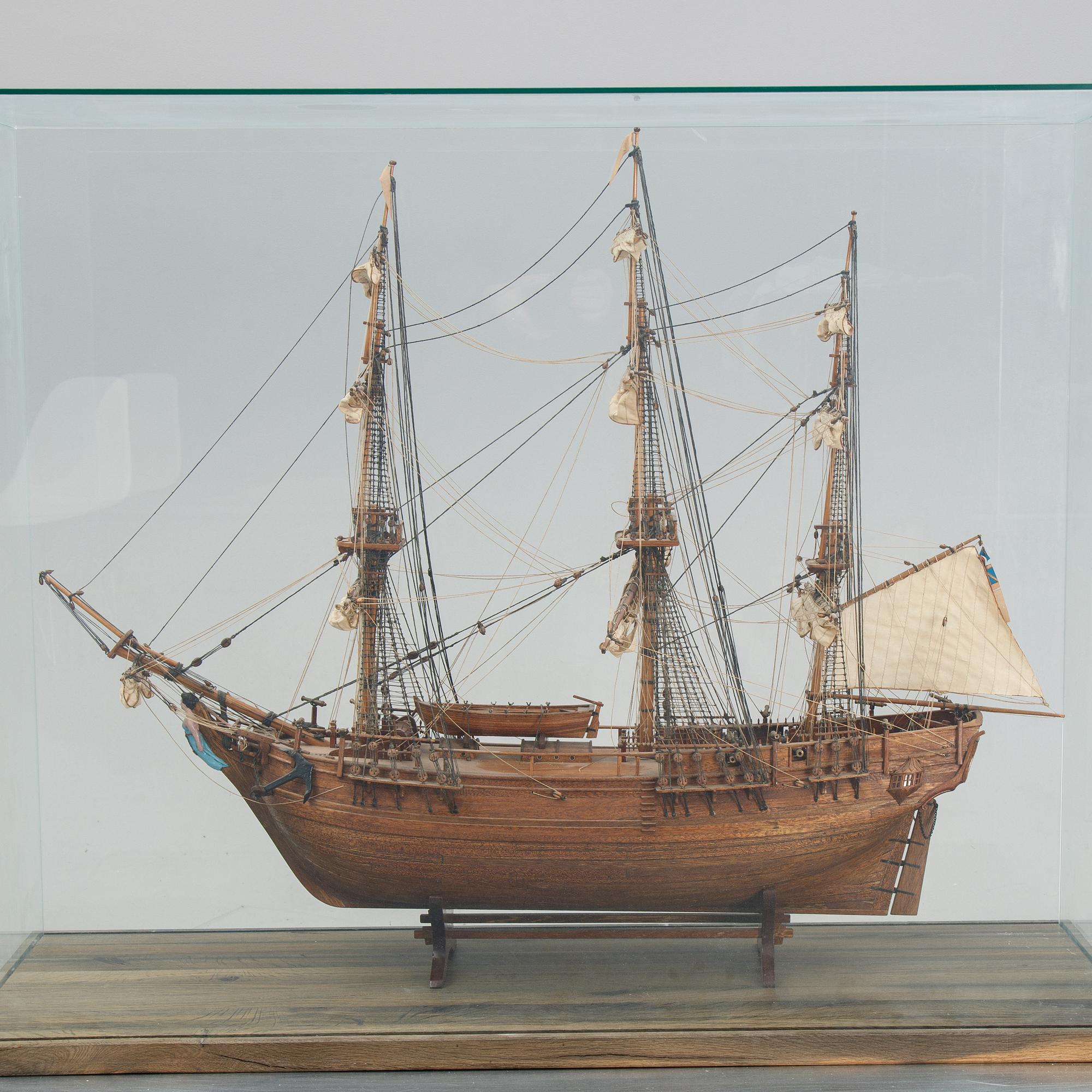 Skeppsmodell, "Bounty", 1900-talets andra hälft.