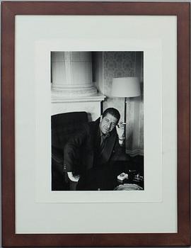 SARI POIJÄRVI, fotografi, vintageprint, Leonard Cohen, signerad och daterad 1985.