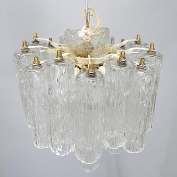 Toni Zuccheri, taklampa, Venini, Italien 1960-tal.