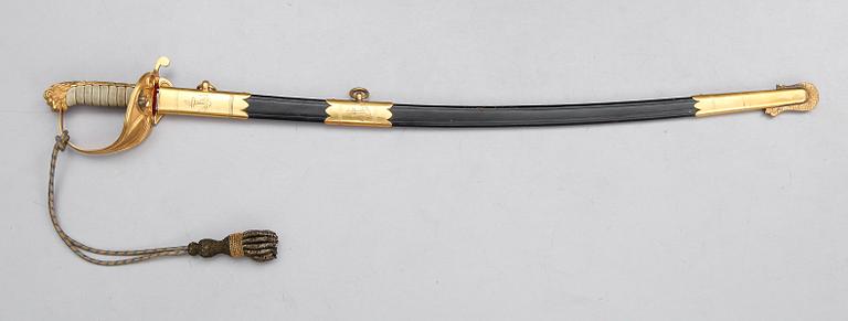 SABEL, ca 1860 för officer, Flottan.