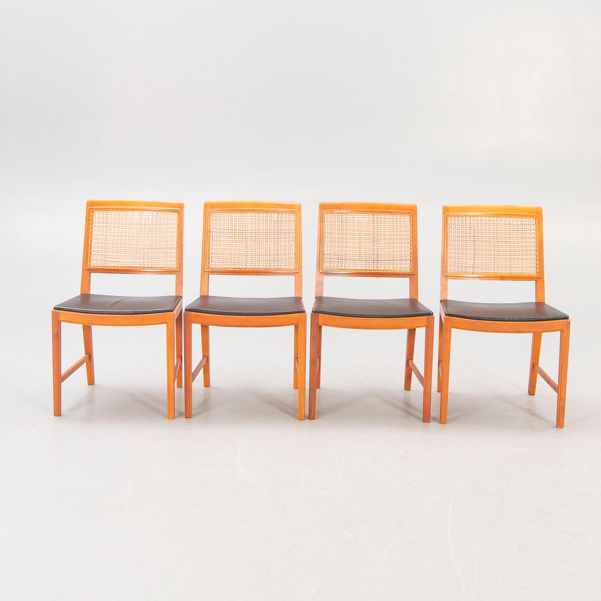 Bertil Fridhagen, stolar 4 st Bodafors 1960-tal.