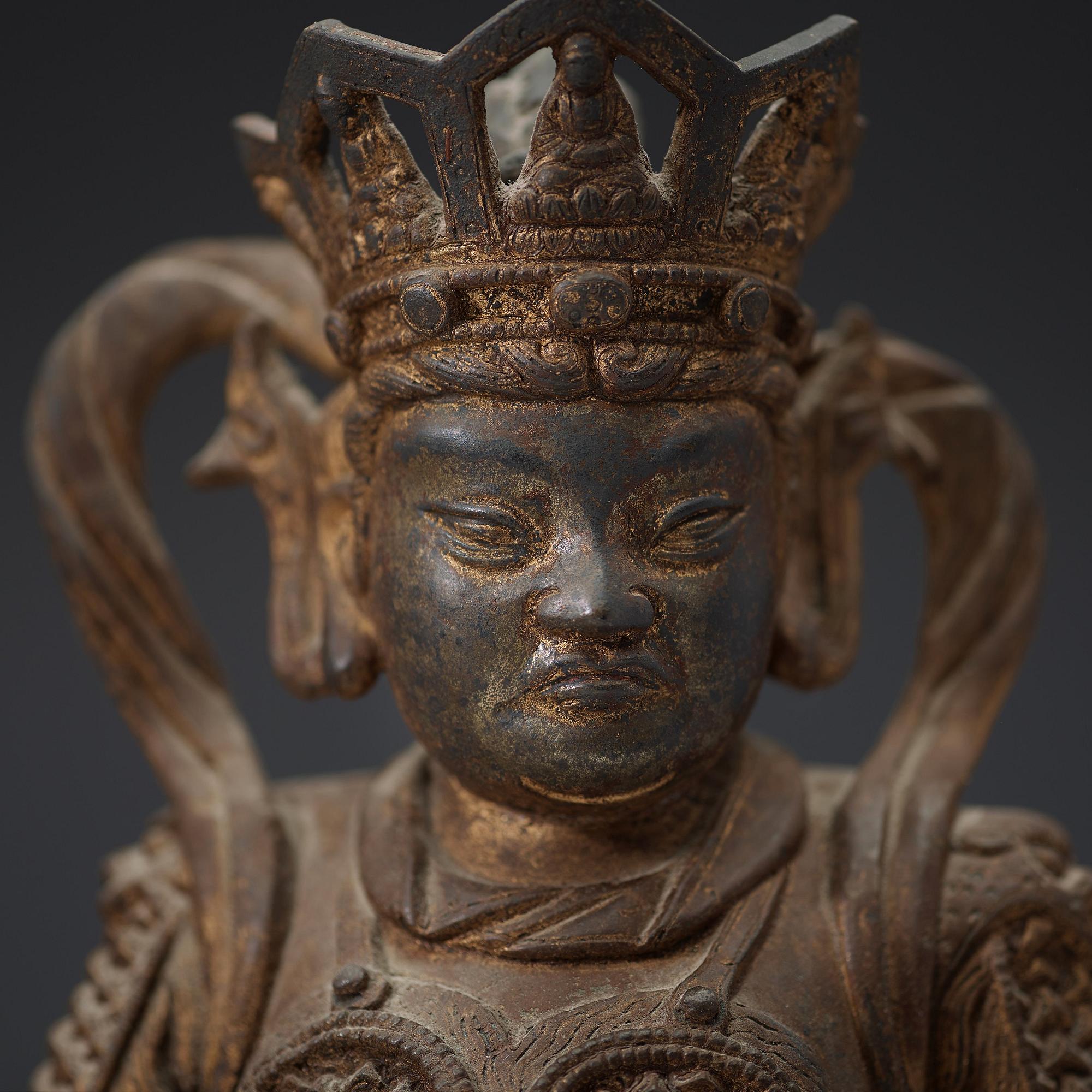 SKULPTUR, brons. Mingdynastin (1368-1644).