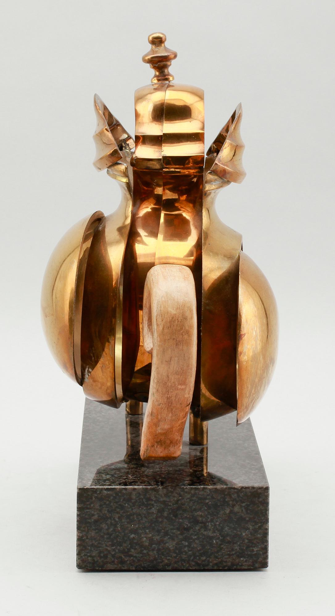 FERNANDEZ ARMAN, skulptur, brons, signerad o numrerad 74/100.