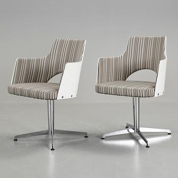 FÅTÖLJER/STOLAR, ett par. "Cortina", Gunilla Allard, Lammhults, 1990/2000-tal.
