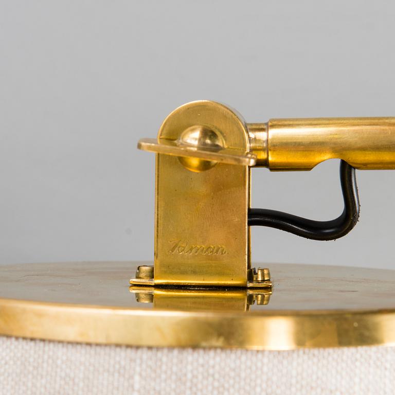 PAAVO TYNELL, A pair of mid 20th century '9414' wall lights for Taito Finland.