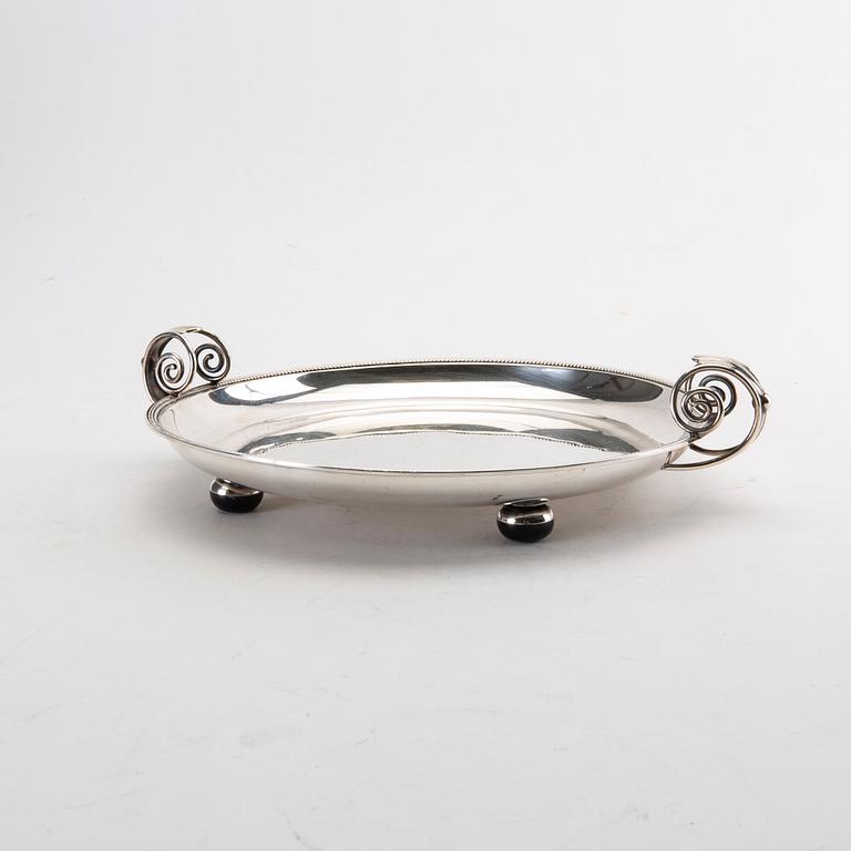 A Swedish 20th century  silver charger mark of GAB 18938 weight 566 grams.