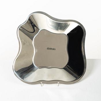 Alvar Aalto, vaser, 3 st och skål "Savoy", glas, samt fat och ljuslykta, Iittala.