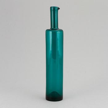 Nanny Still, a glass bottle, signed Riihimäen Lasi O.Y Nanny Still.