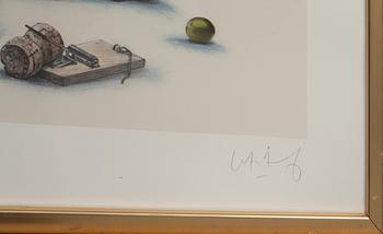LASSE ÅBERG, litografi, signerad och numrerad 6/250.