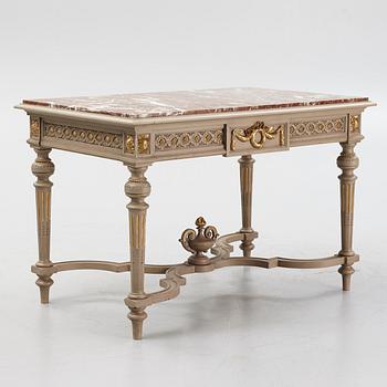 A Louis XVI-style table de milieu, first part of the 20th century.