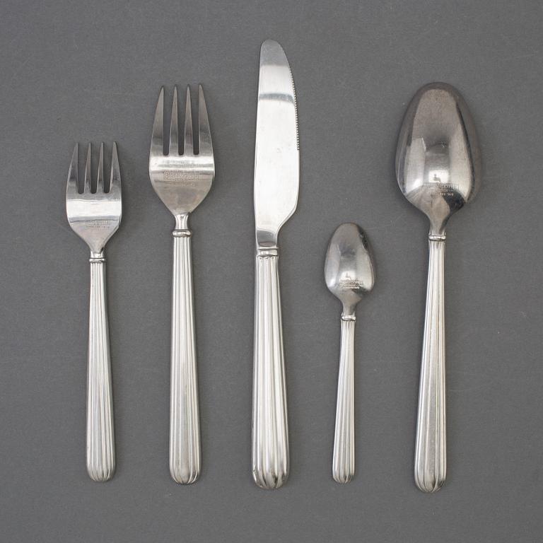 SIGVARD BERNADOTTE, 47 pieces of stainless steel cutlery.