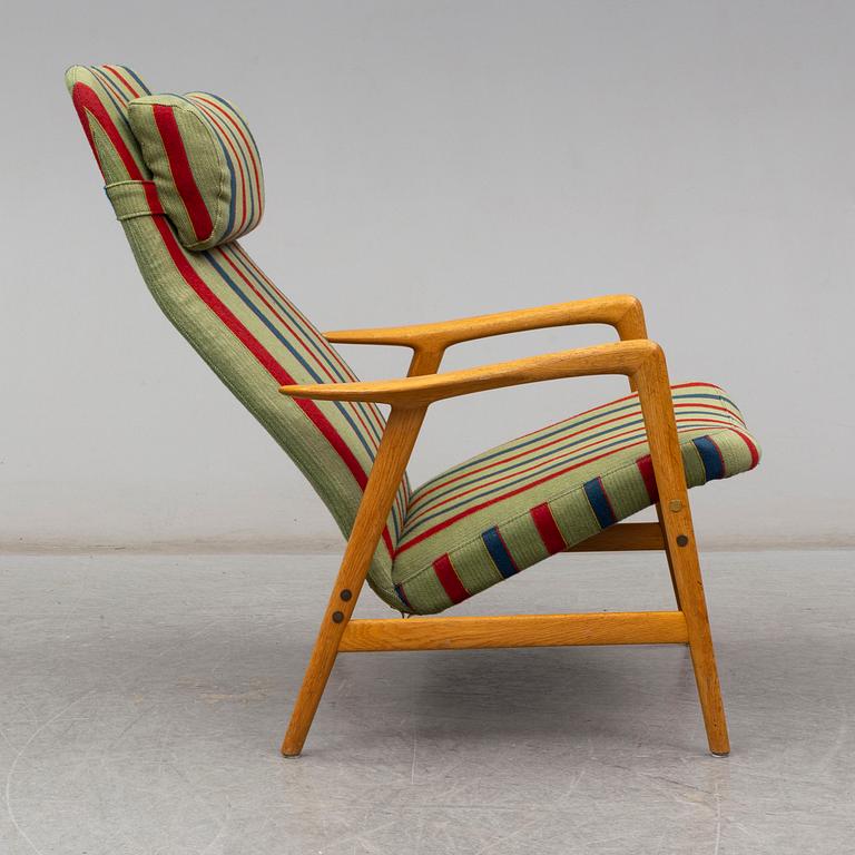 ALF SVENSSON, fåtölj, "Studio". Bra Bohag. 1950-60-tal.
