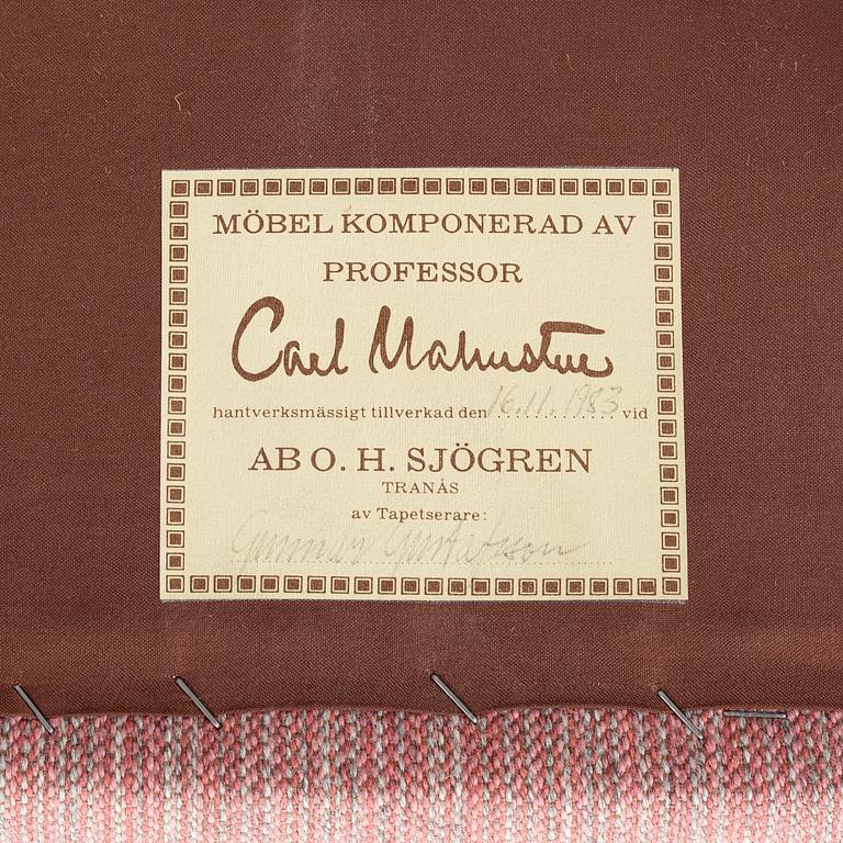 Carl Malmsten, an armchair, "Samsas", O.H. Sjögren, Tranås, 1983.
