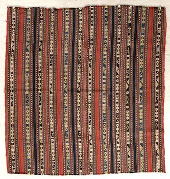 Textile Kurdistan Jajim antique (for children) four sewn panels approx. 125x114 cm.
