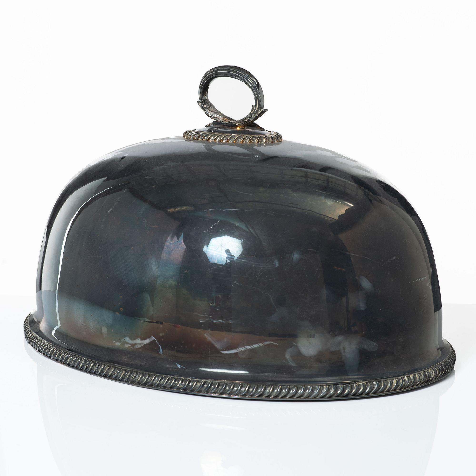 Stekhuv, pläter, Mappin & Webb, England, 1900-talets början.