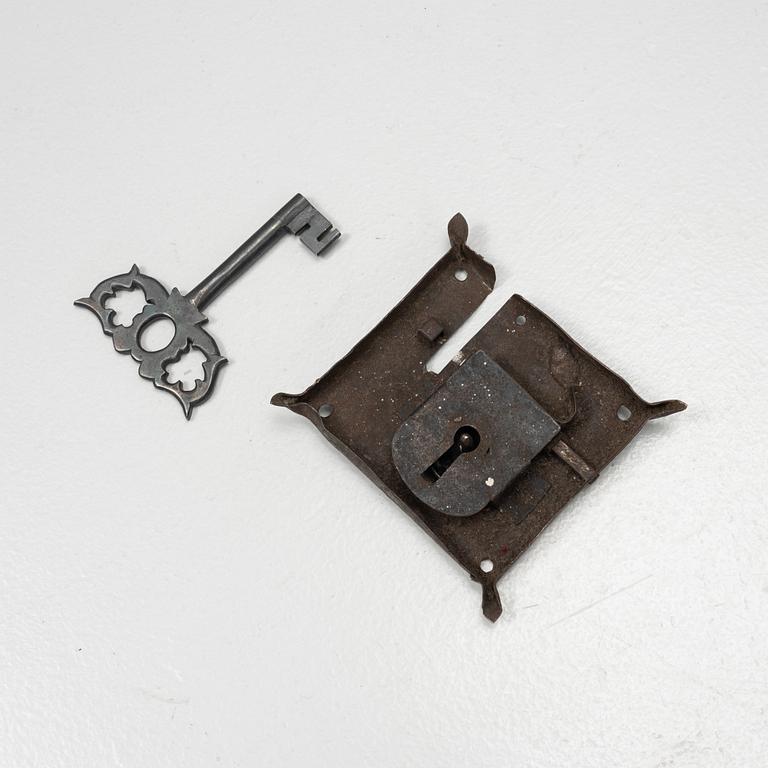A renaissance style cassone, 19th century with older parts.