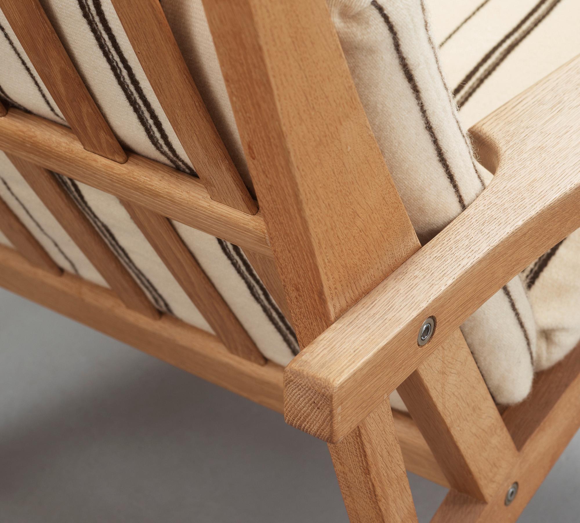 HANS J WEGNER, fåtöljer, ett par, Getama, Gedsted, Danmark 1950-60-tal.