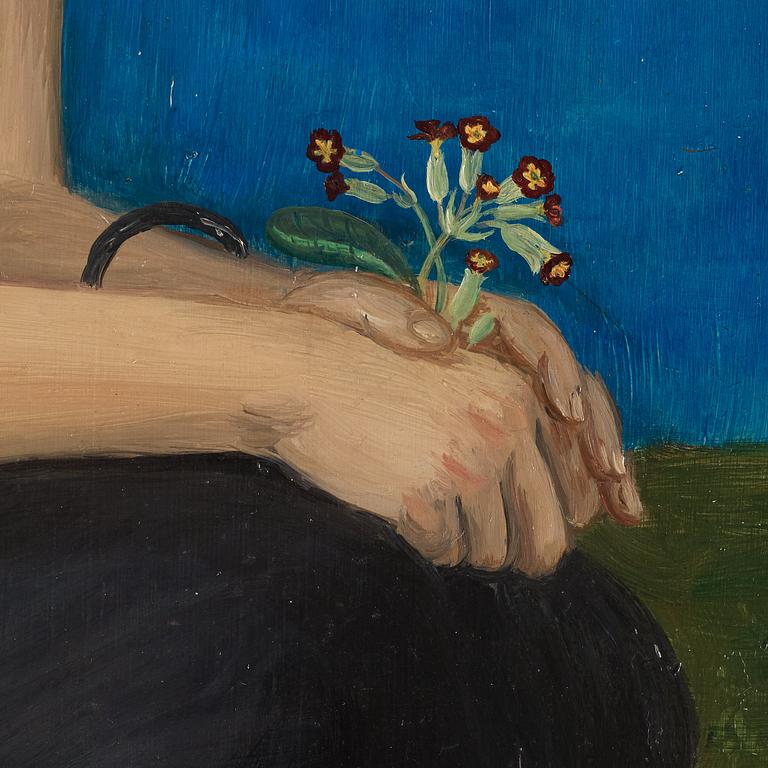 Hilding Linnqvist, "Målarinnan".