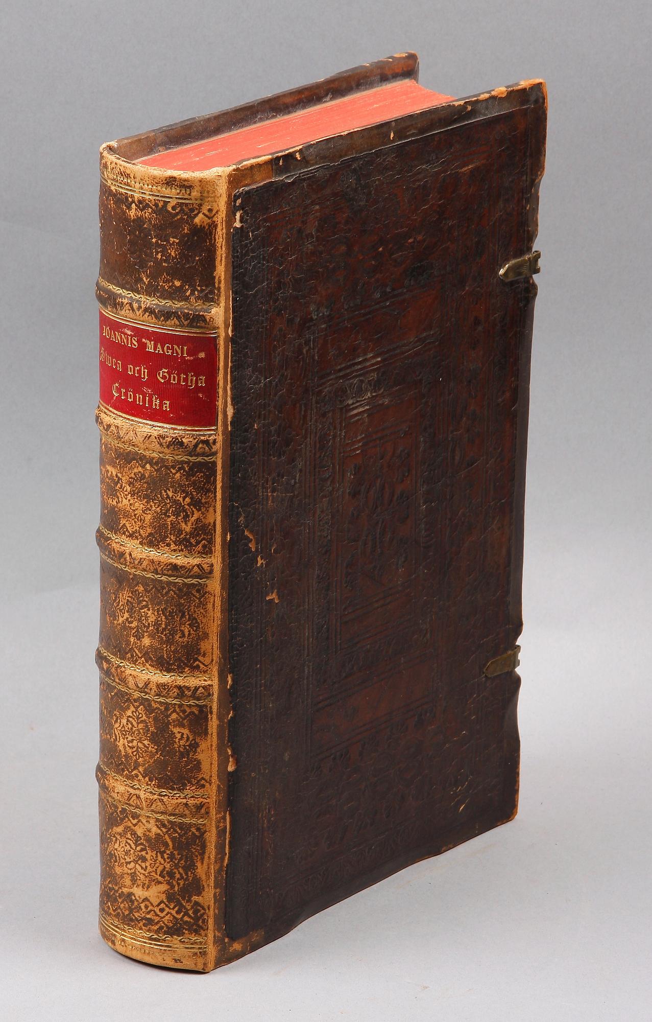 BOK, "Swea och Götha Krönika" av Johannis Magni, Stockholm 1620.