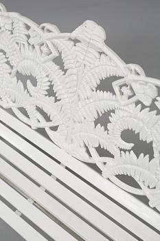 TRÄDGÅRDSOFFA, Melins Metallgjuteri, Anderstorp, 1900-talets andra hälft/2000-talets början.