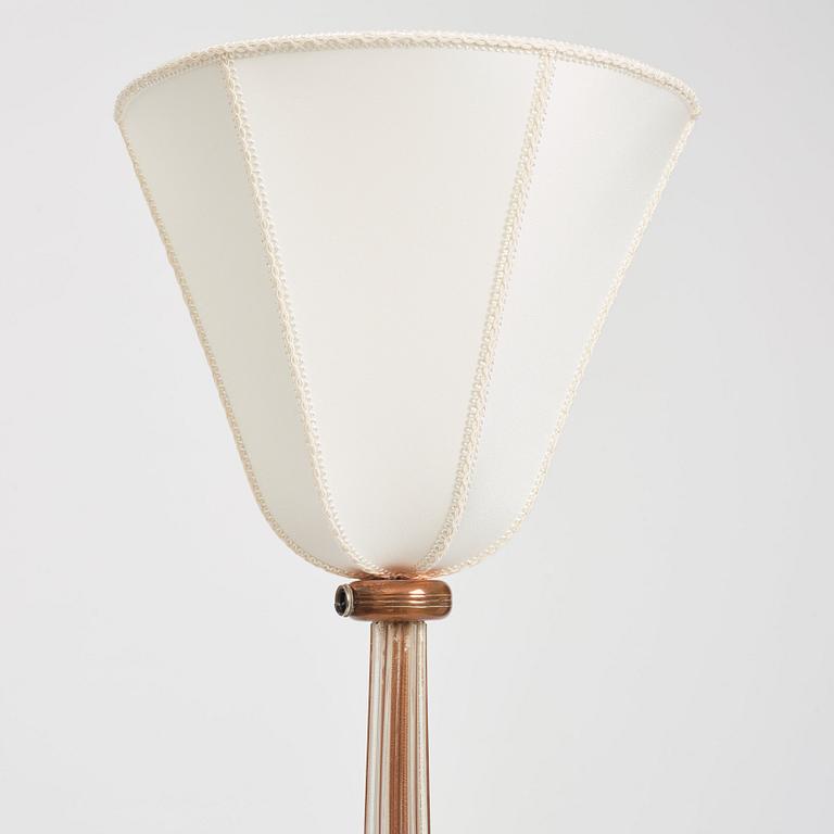 Tomaso Buzzi, a floor lamp, Murano, Italy 1930s.