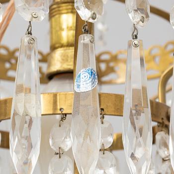 An Empire style chandelier, first half of the 20th Century.