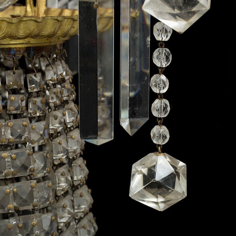 An early 20th century ceiling light.