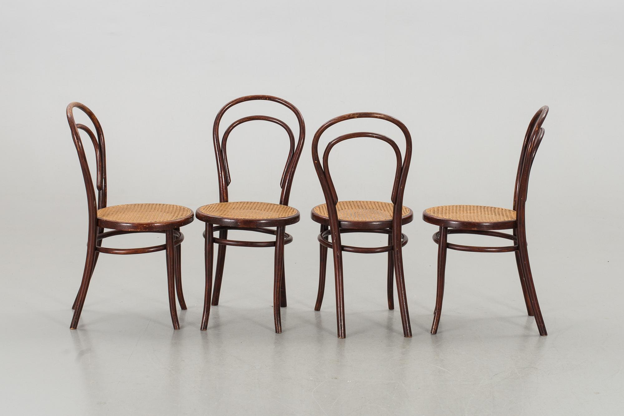 STOLAR, 6 st Thonet. 1900-tal.