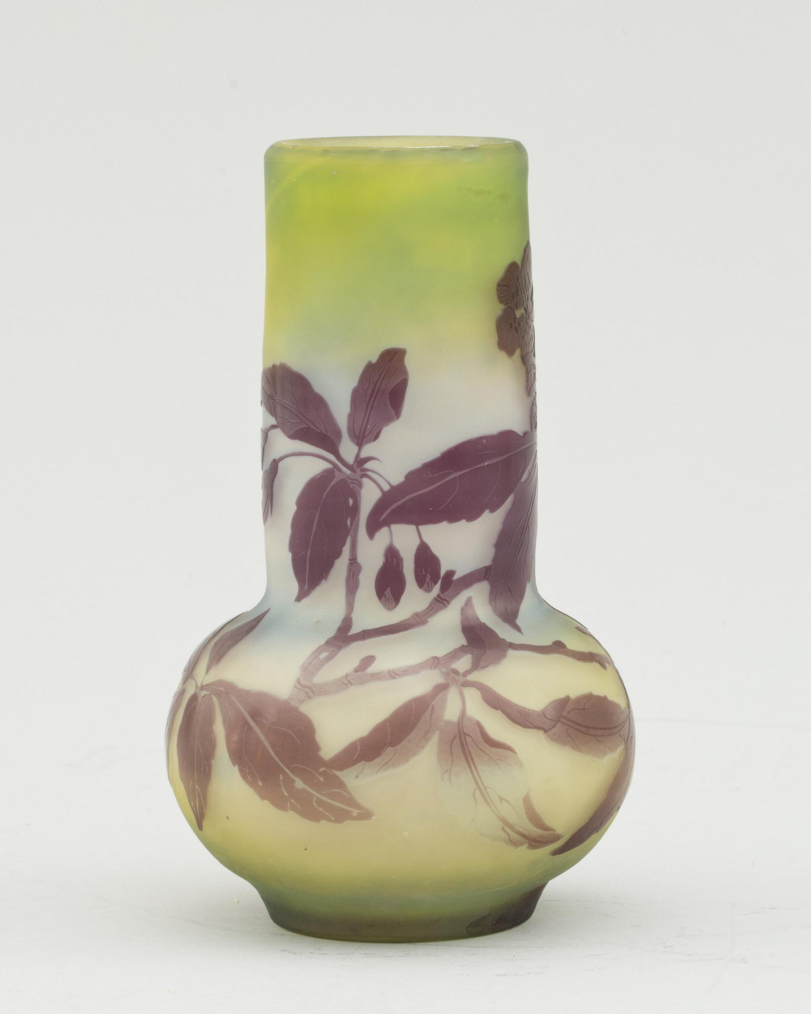 VAS, glas, Émilie Gallé, Frankrike, Jugend 1900-talets början.