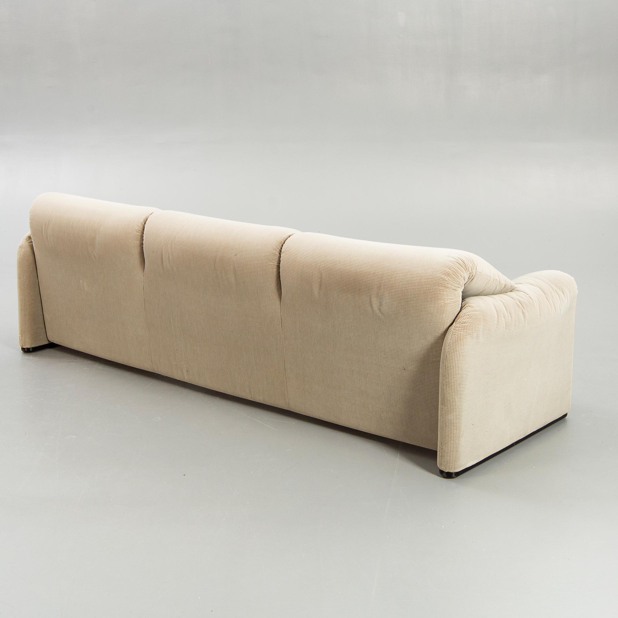 Vico Magistretti, soffa "Maralunga"för Cassina 1900-talets senare del.