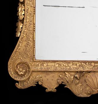 An English late Baroque 18th century mirror.