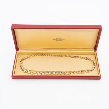 Necklace Bismarck link 18K gold, Maj-Lis Löpp Stockholm 1953.