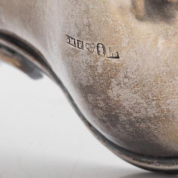 Gustaf Möllenborg, a footed silver bowl, Stockholm, 1856.