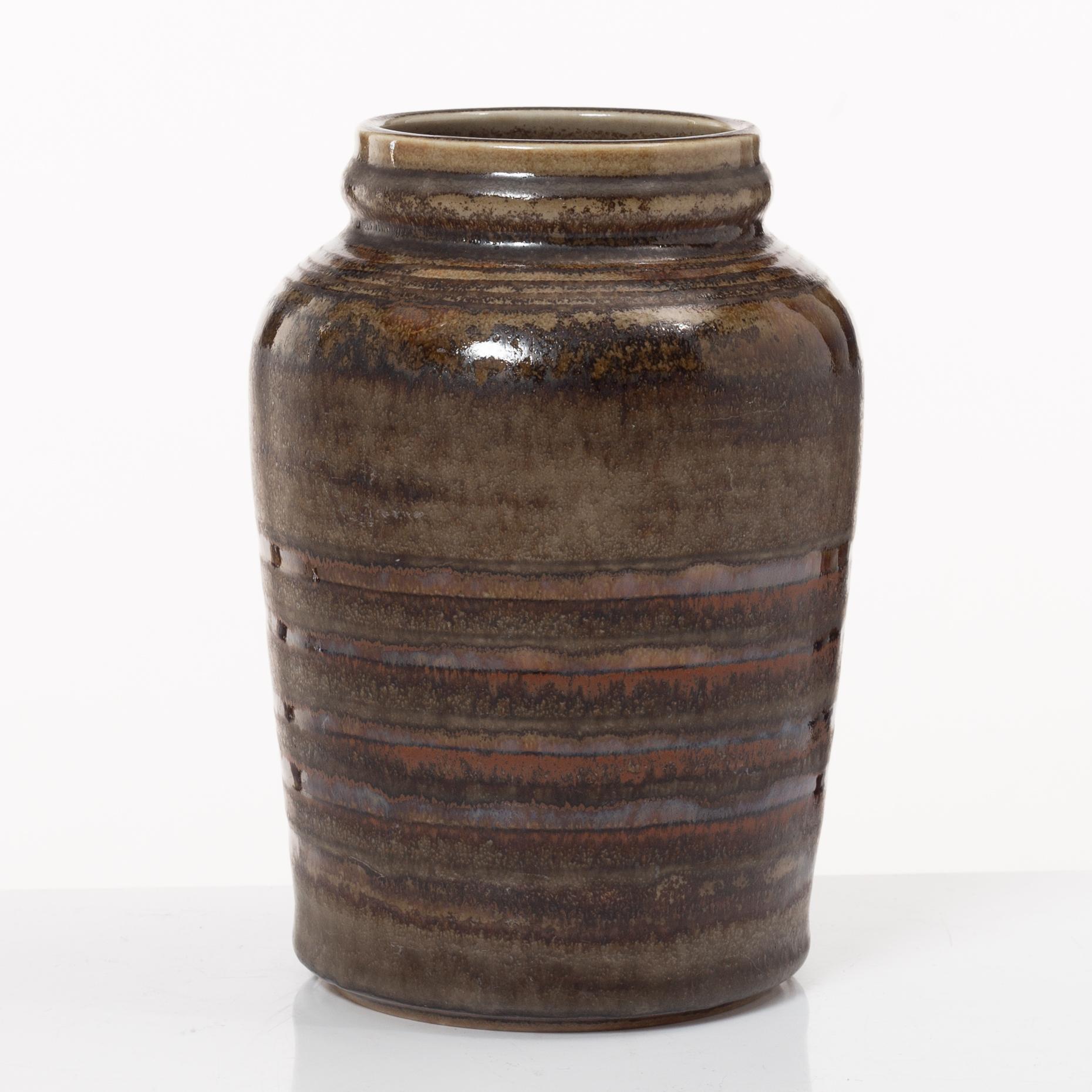 Carl-Harry Stålhane, vas, stengods, Rörstrand Ateljé.