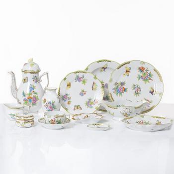 A 68-piece 'Queen Victoria' dinner service, Herend, Hungary.