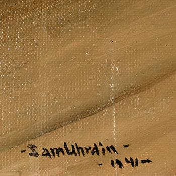 SAM UHRDIN, olja på duk, sign o dat 1941.