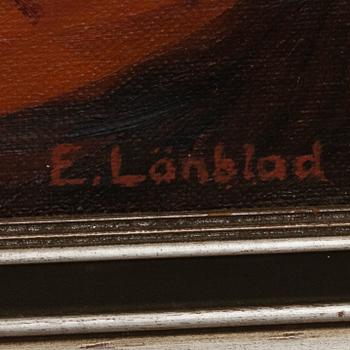 EMILIA LÖNBLAD, a signed oil on canvas.