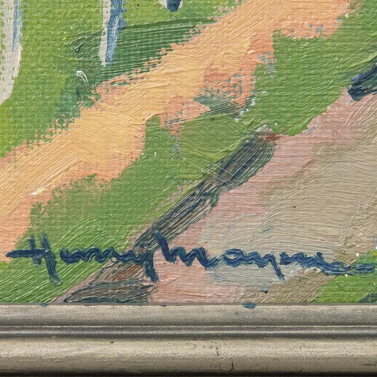 Henry Mayne, "Höstdagsjämning", motiv från Österlen.