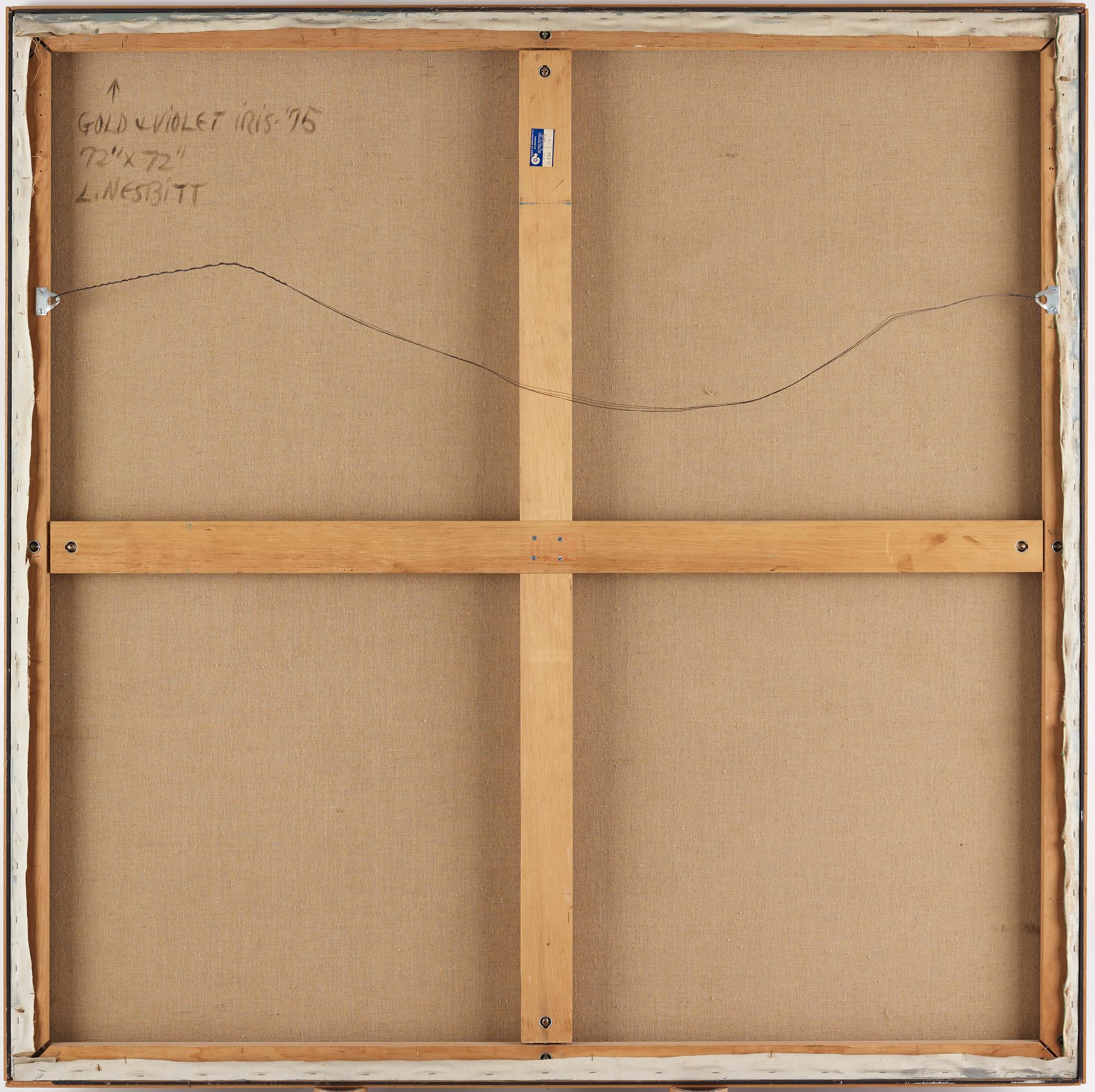 Lowell Nesbitt, signed and dated -75 verso. Oil on canvas.