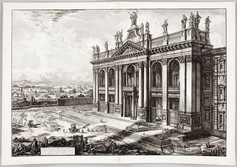 GIOVANNI BATTISTA PIRANESI, efter, etsning, 1800/1900-tal.