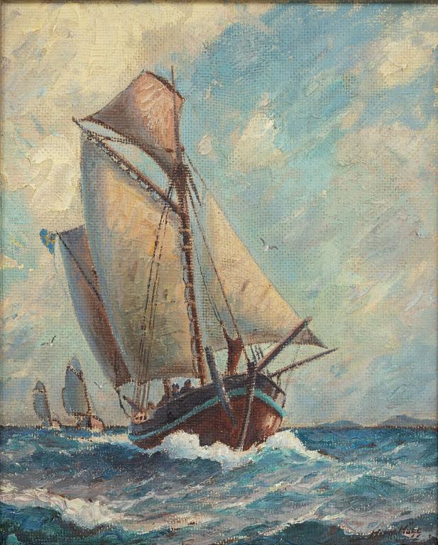 Herman Hägg, Fishing Boats.