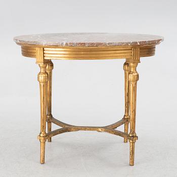A Gustavian style table, circa 1900.
