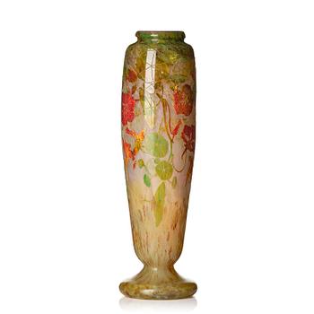 57. Daum Frères, an Art Nouveau cameo glass vase, Nancy, France.