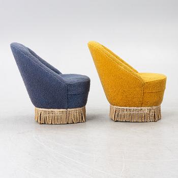 Armchairs, a pair, Casa E Giardino, Italy, second half of the 20th century.