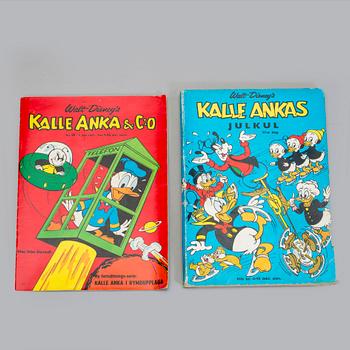 SERIETIDNINGAR, ca 180 st, Kalle Anka, Walt Disney, 1960-tal.