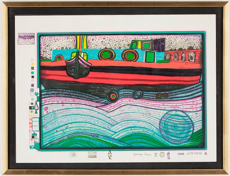 FRIEDENSREICH HUNDERTWASSER, "Look at it on a rainy day (The Regentag Portfolio)".