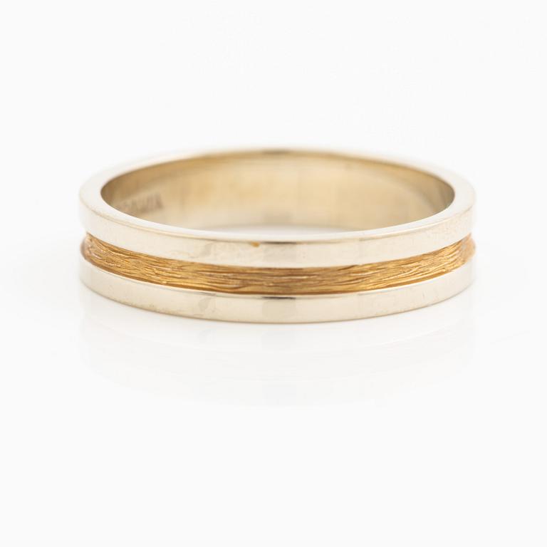 Lapponia, 18K ring guld och vitguld, Finland 1978.